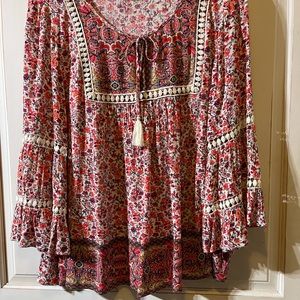 One World brand boho style lace trim XXL, soft & flowy